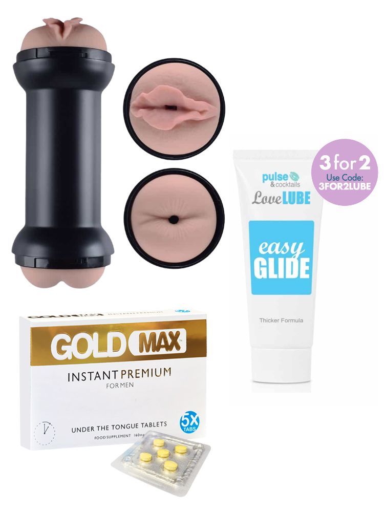 Double Ended Masturbator Pleasure Kit