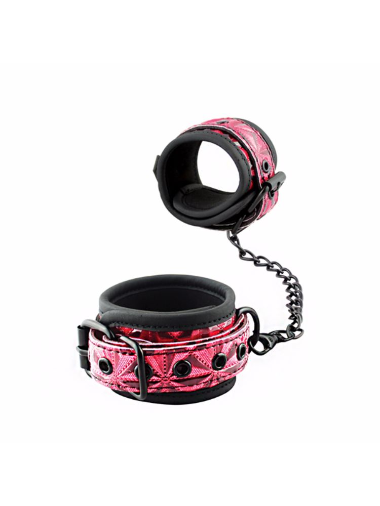 Red &amp; Black Ankle Cuffs