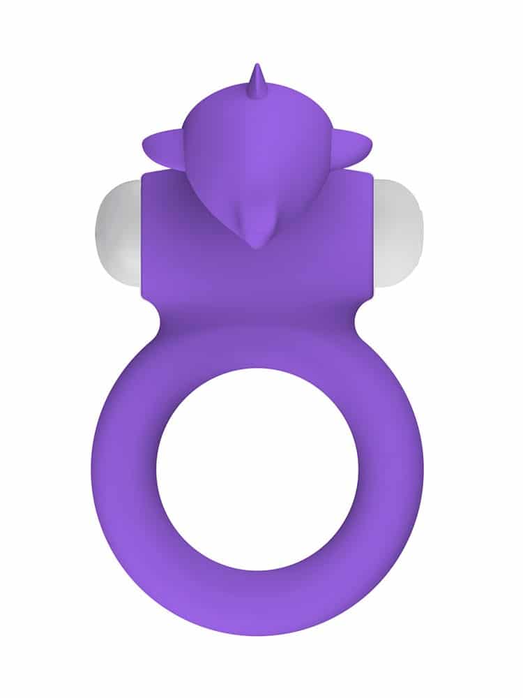Vibrating Tongue Cock Ring (1-Speed)