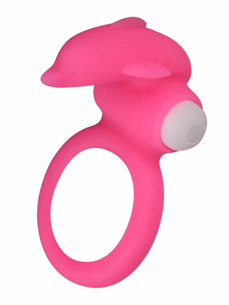 Vibrating Dolphin Cock Ring – 1-Speed