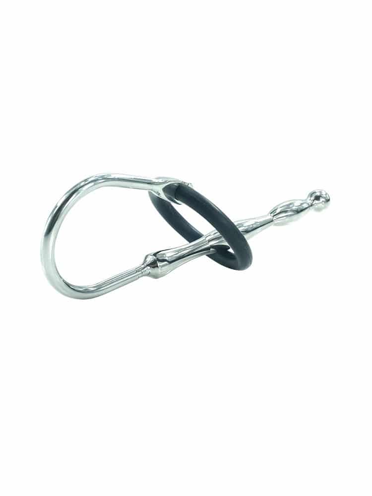 Urethra Probe with Rubber Glans Ring 75 mm
