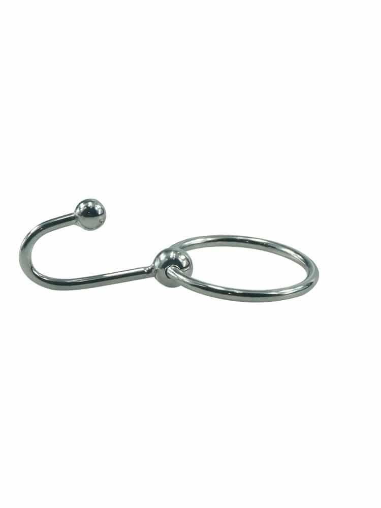 Metal Glans Ring with Sperm Stopper 35 mm