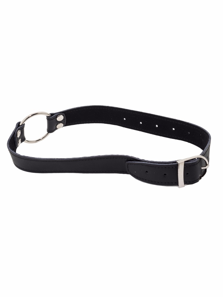 Metal O-Ring Gag with Strap