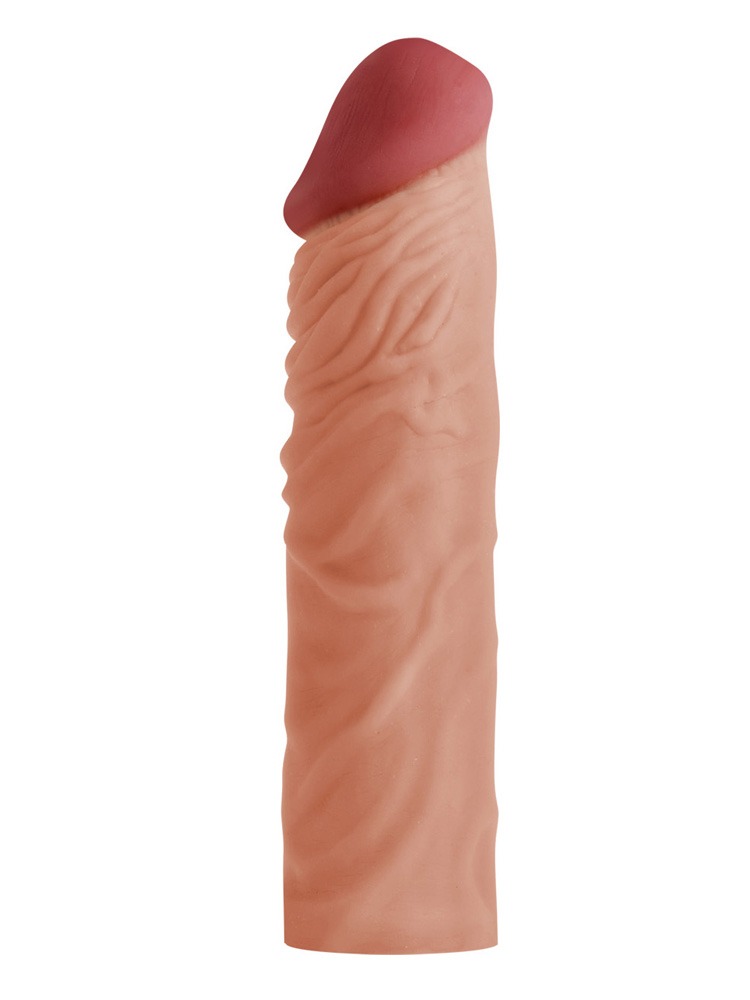 Realistic Penis Extension Sleeve – Extra Veiny (Pale Skin)