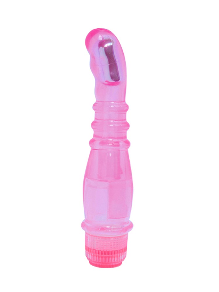 Crystal Pink G-Spot Vibrator 6.5 Inch