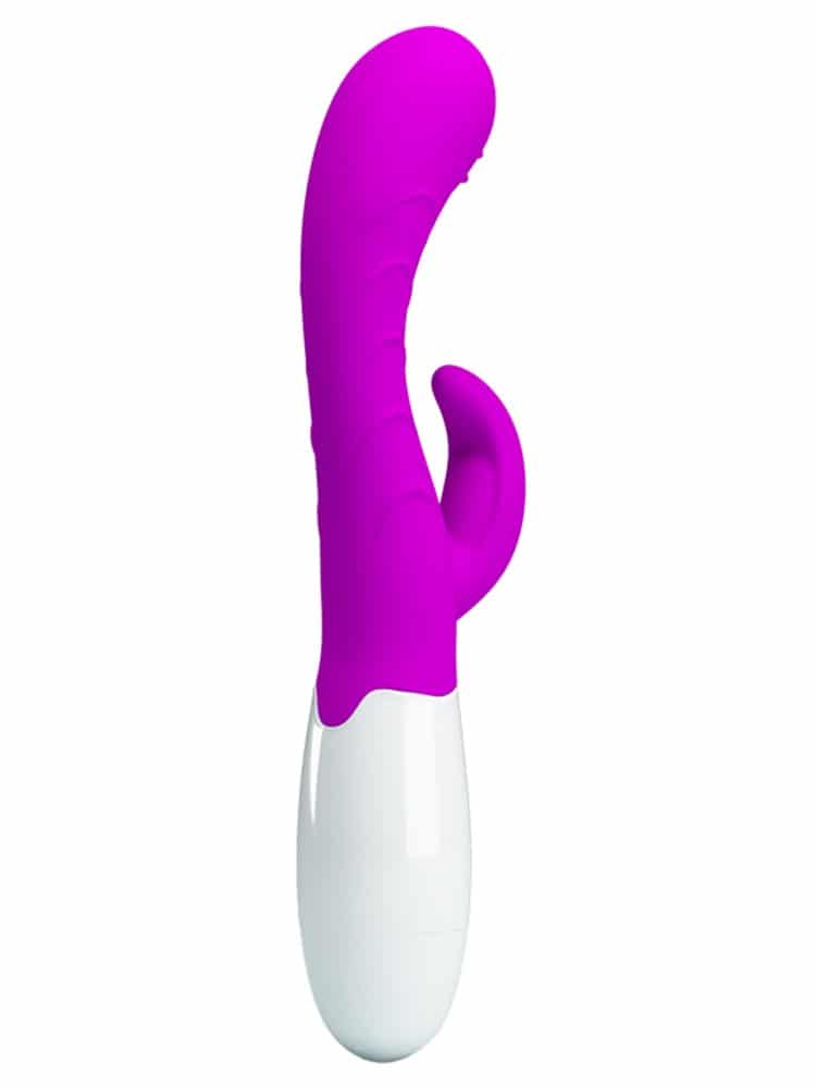 Purple Knockout Silicone Vibrator