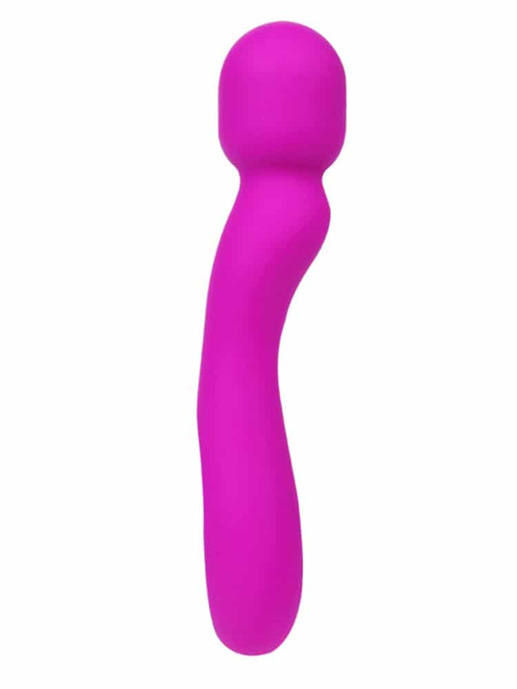 Curved-Handle Mini Wand Vibrator