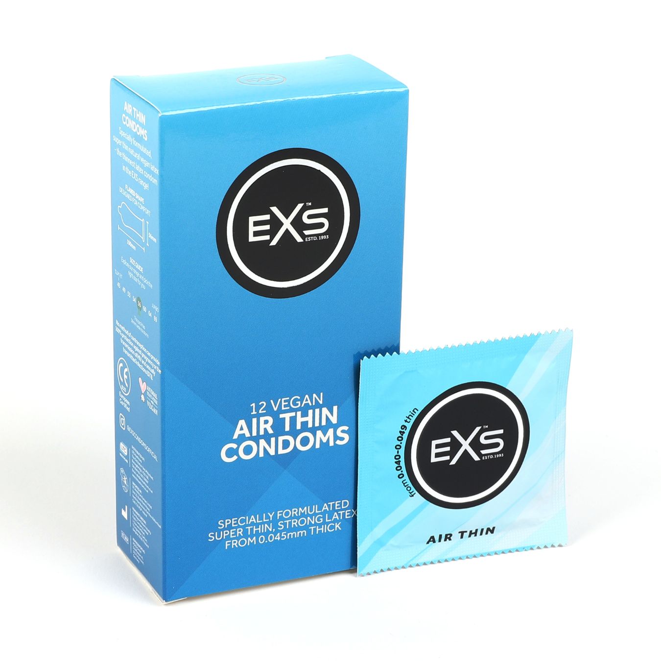 EXS Air Thin Condoms – 12 Pack
