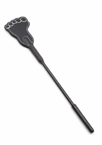 Small Black Spanking Paddle Crop Black Foot for Spanking