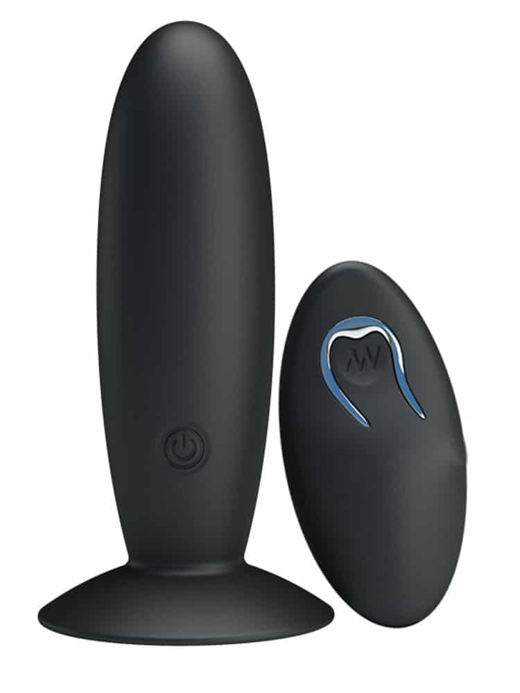 Rechargeable Vibrating Butt Plug 4 Inch