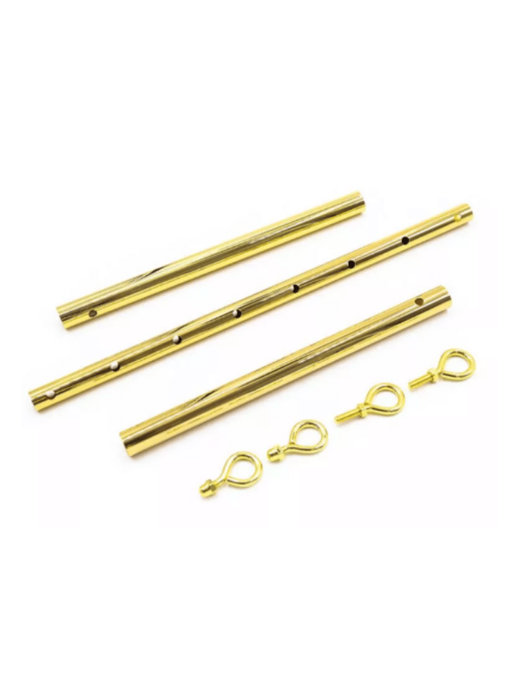 Adjustable Spreader Bar With Hooks (Gold)