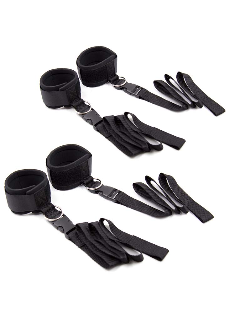 Bed Bondage Restraints Black