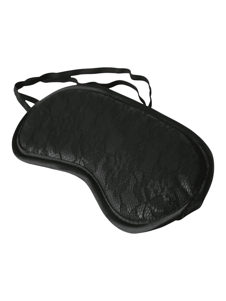 Black Floral Lace Blindfold