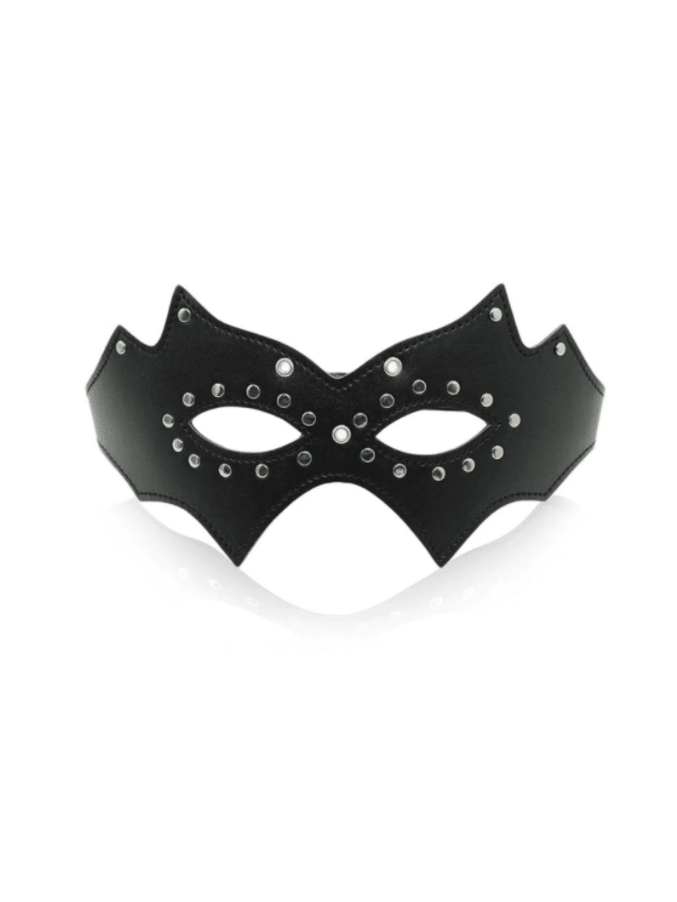 Black Hardcore Leather Eye mask