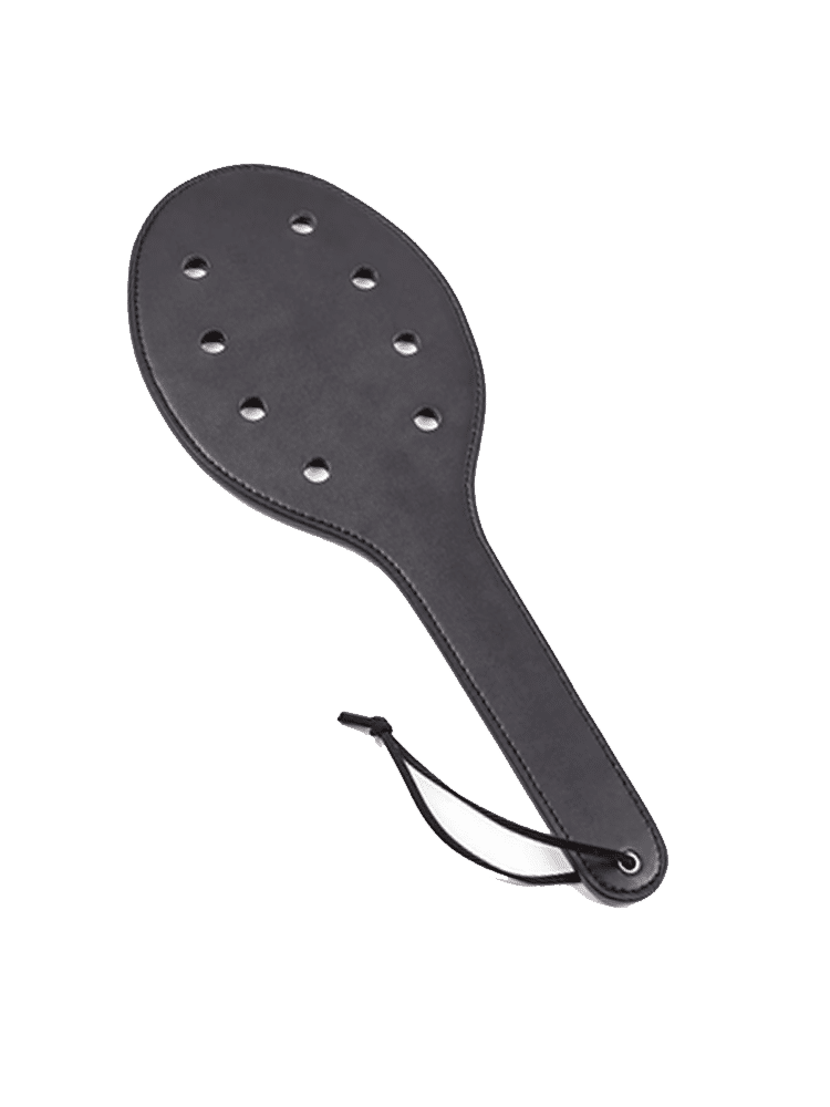 Black Spanking Paddle with Holes (Black) Black