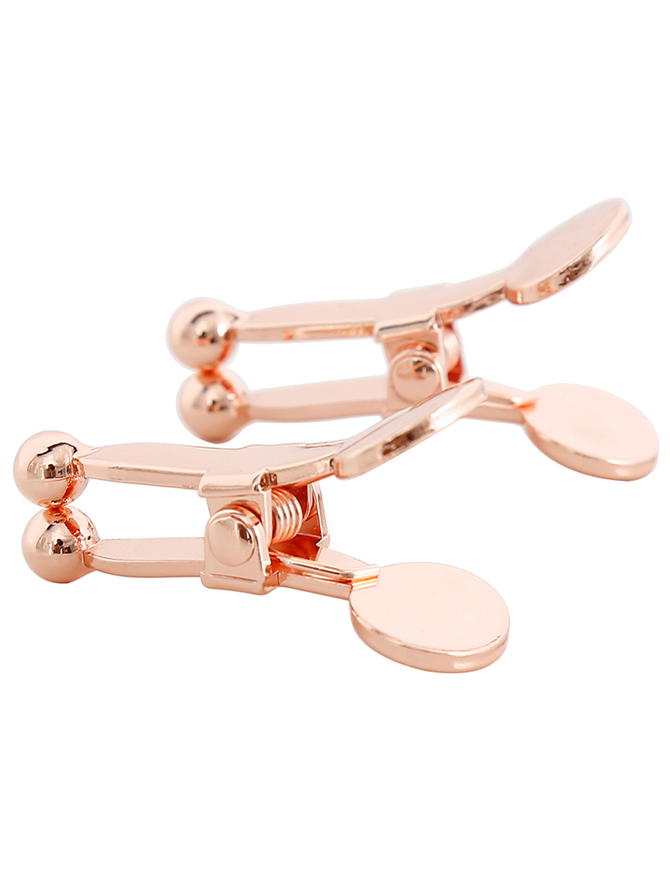 Rose Gold Metal Nipple Clamps