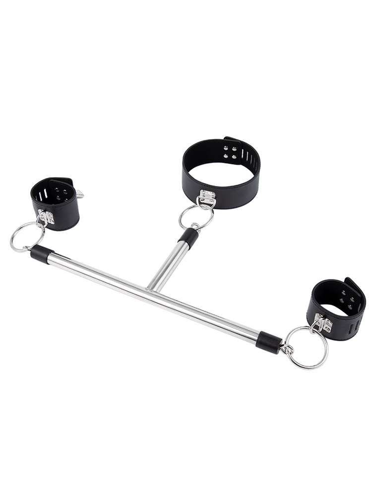 Metal Bondage Spreader Bar – Collar &amp; Cuffs