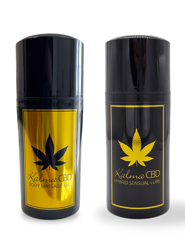CBD Hybrid Lube &amp; Massage Oil Bundle