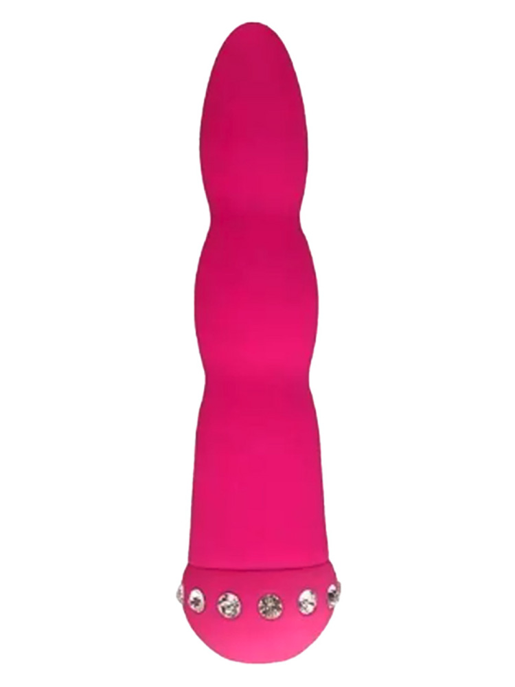 Jewelled Wavy Wand Vibrator