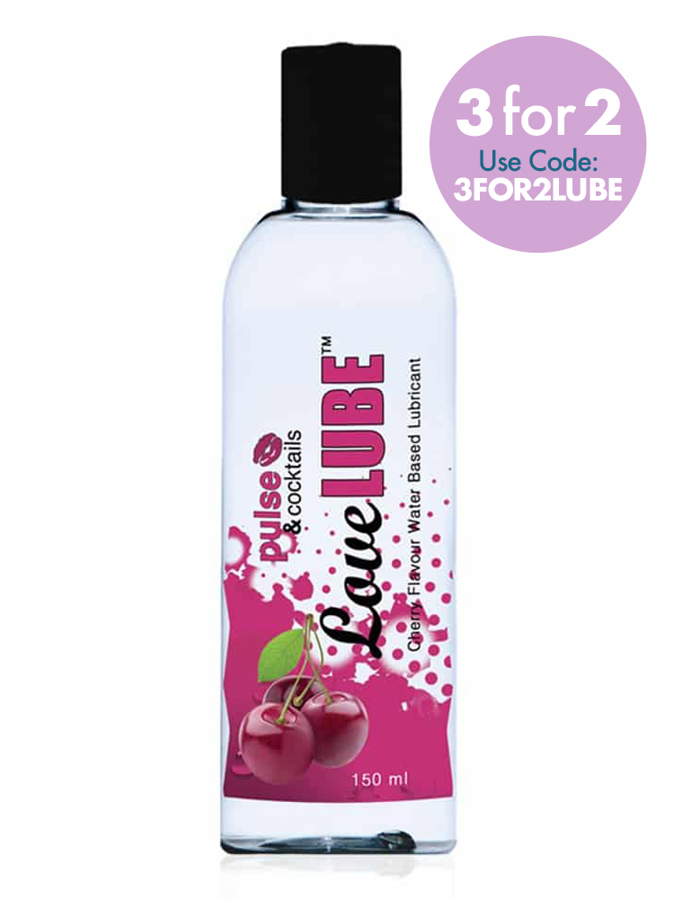 Love Lube Cherry Flavour Water Based Lubricant 150ml