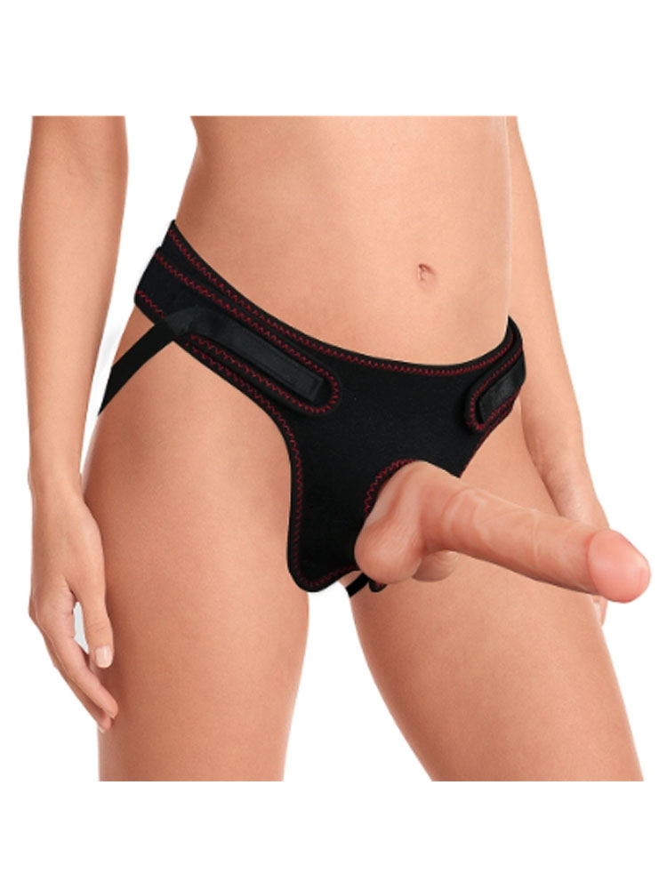 Easy Strap-on Dildo With Balls Set 7.5 Inch