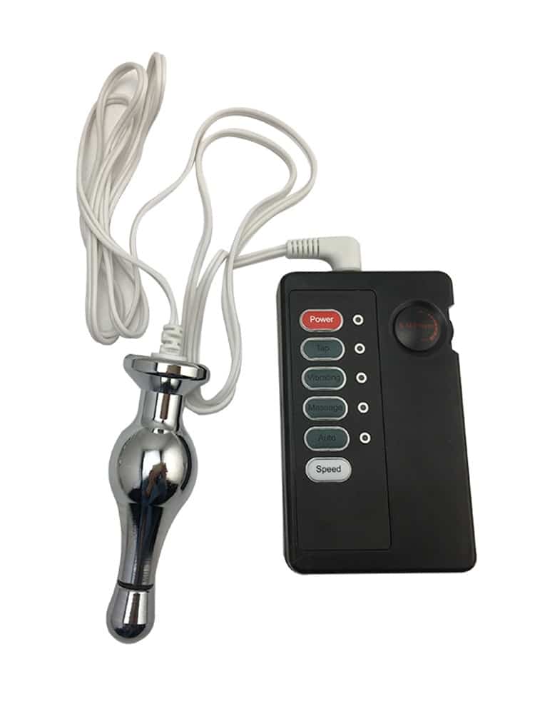 Electro-Sex Control Box Set with Anal Plug