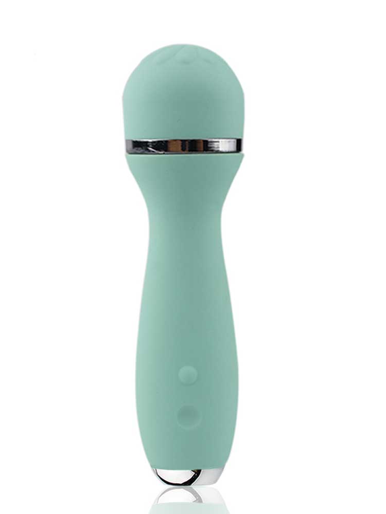 Elegance Powerful Mini Wand Vibrator – Mint