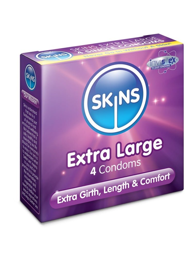 Skins Extra Large Condoms – 4 Pack