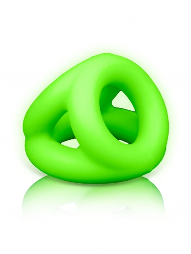 Glow in the Dark Cock Ring &amp; Ball Strap