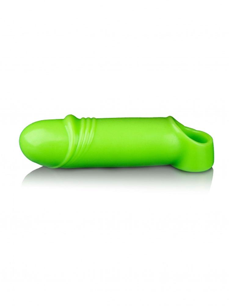 Glow in the Dark Smooth Penis Sleeve 7.5 Inch