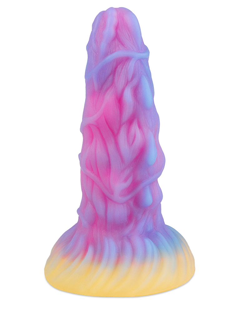 Glow in the Dark Veined Alien Dildo 7 Inch
