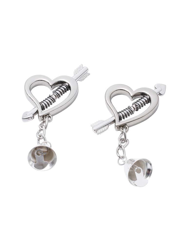 Heart Shaped Nipple Spring Clamps