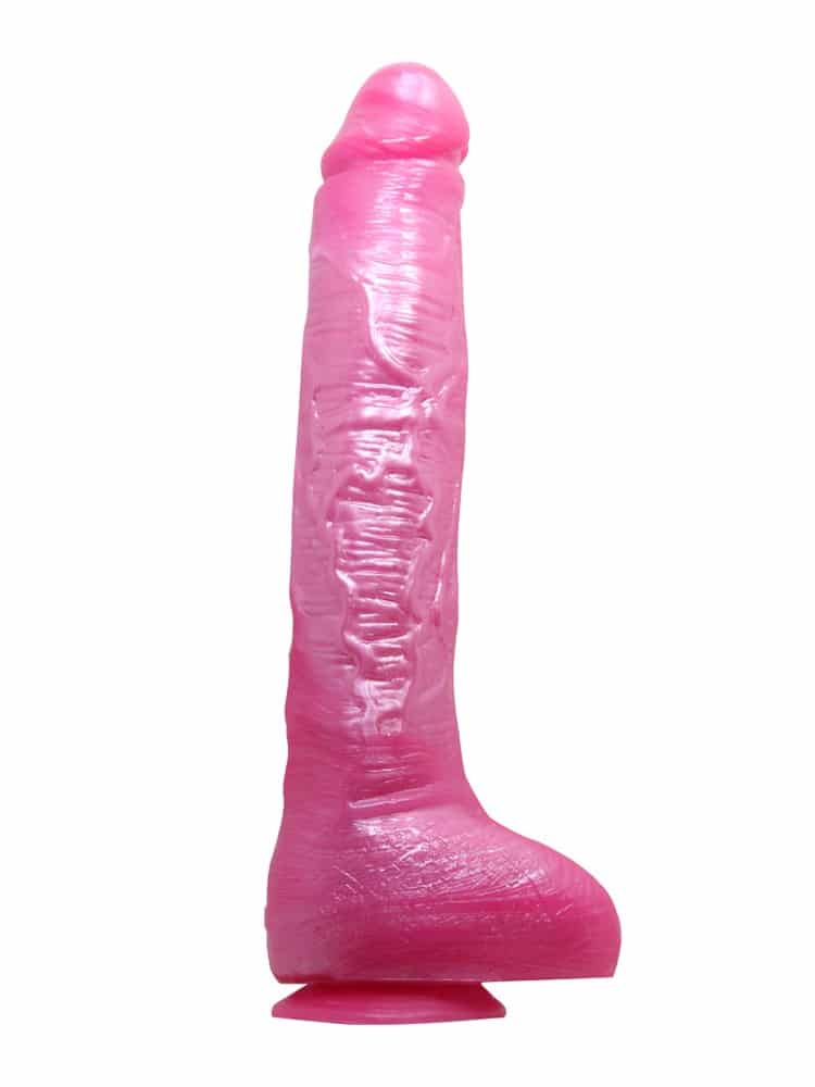 Large Pink Dildo with Suction Cup 10 Inch
