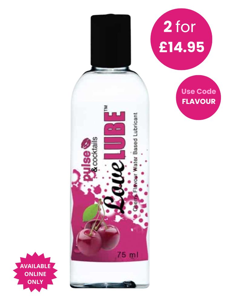 Love Lube Cherry Flavour Water Based Lubricant 75ml