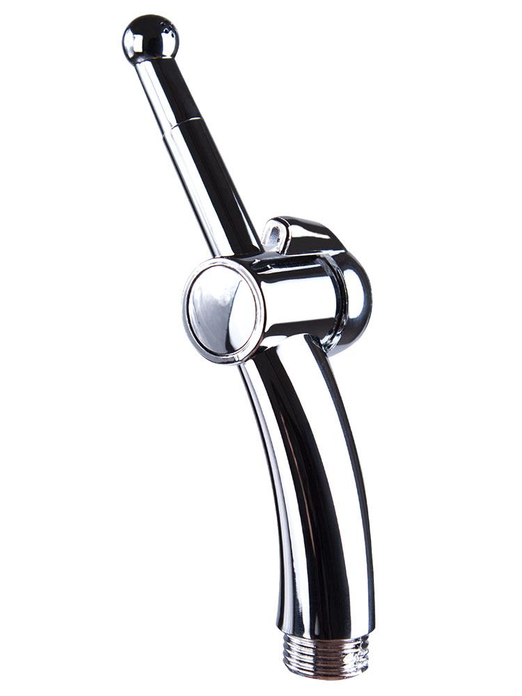 Metal Anal Enema Shower Attachment with Water Toggle