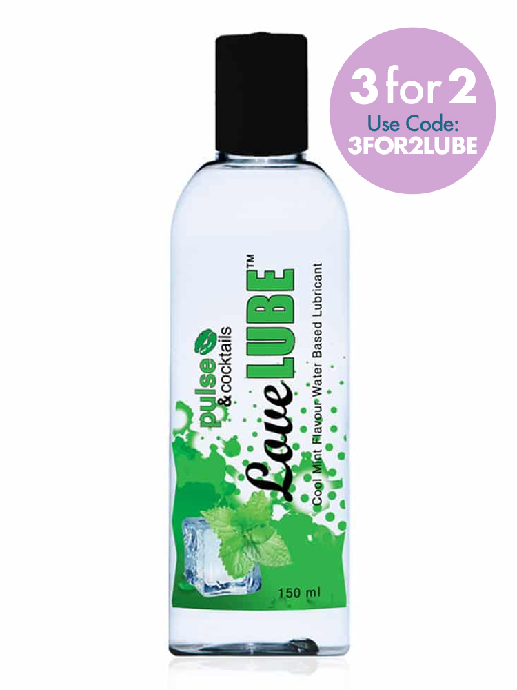 Love Lube Cool Mint Flavour Water Based Lubricant 150ml