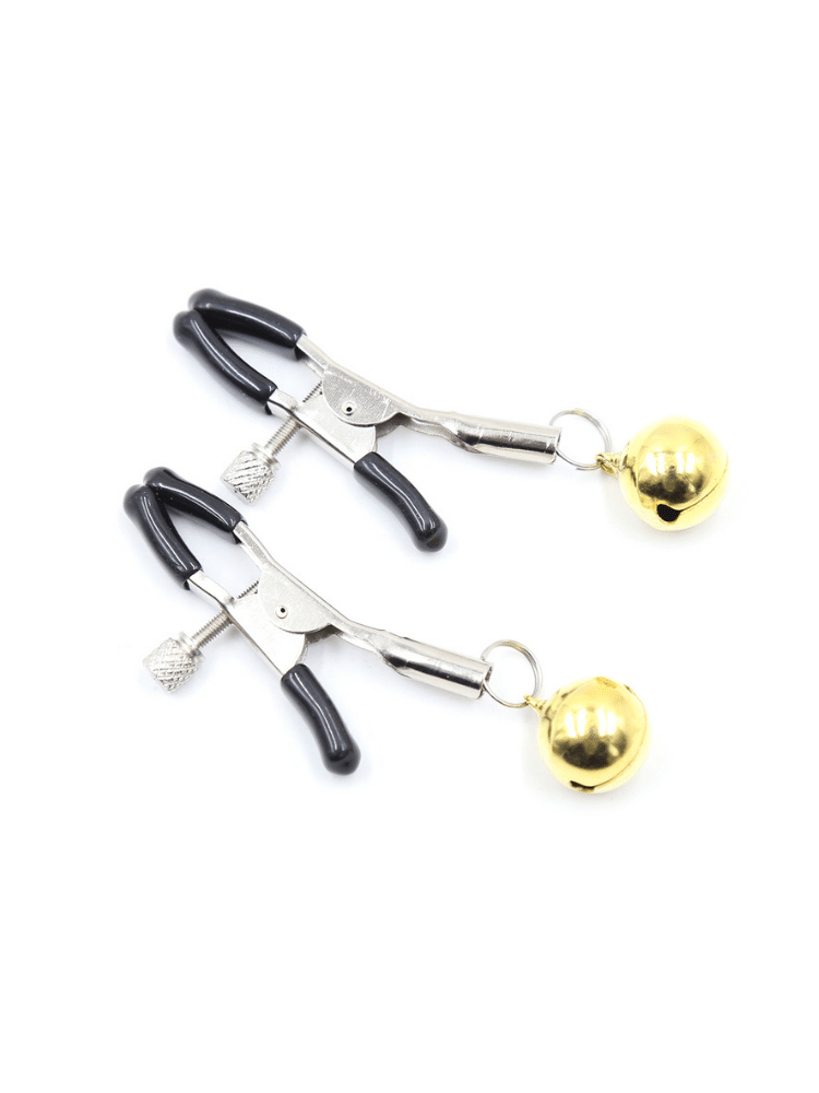 Nipple Clamp with Gold Bells