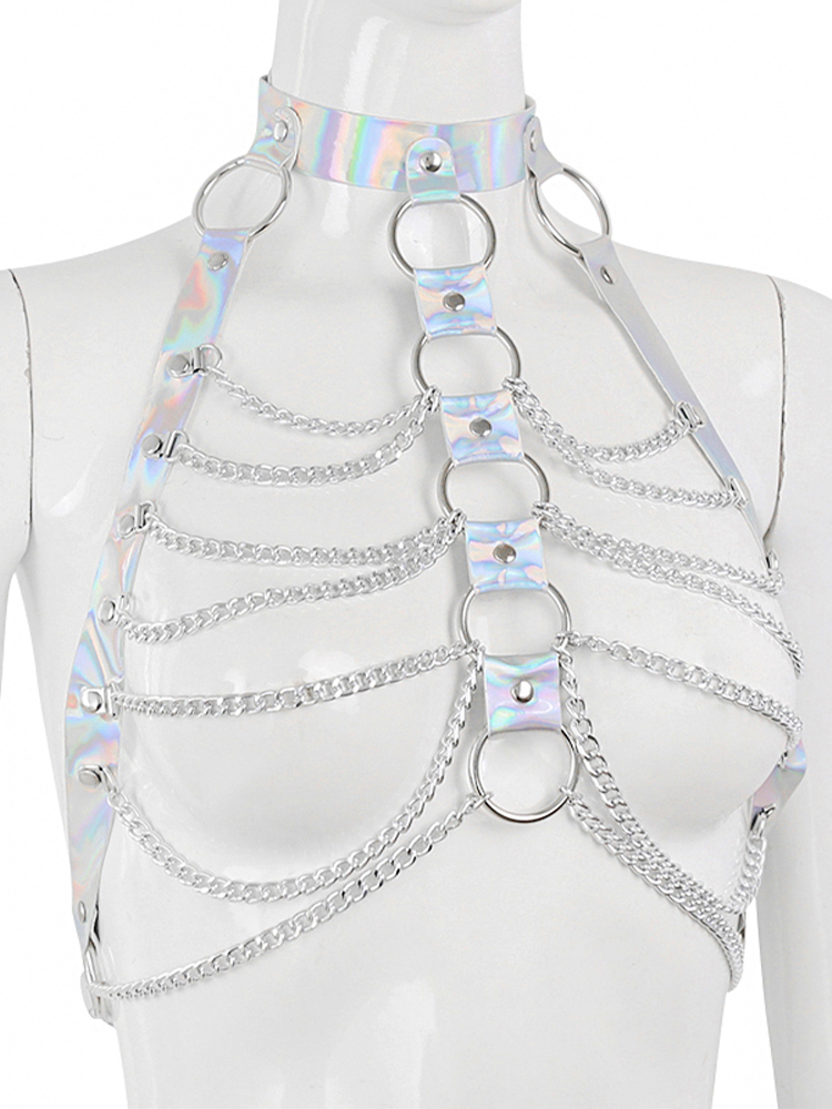 PVC Chain Top Silver