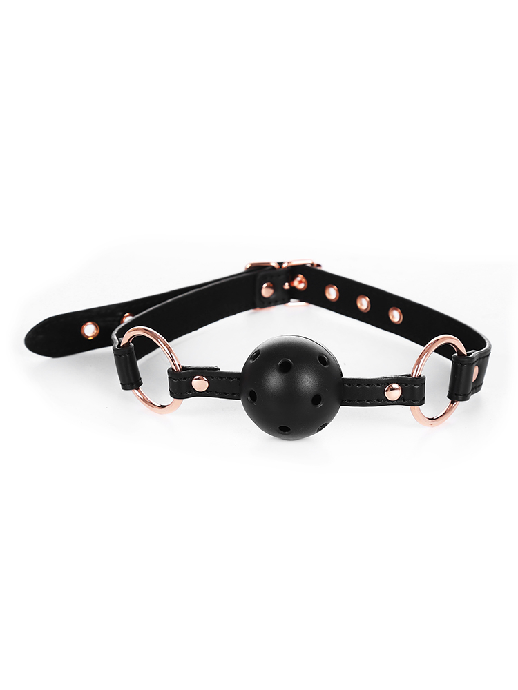 Rose Gold Breathable Ball Gag