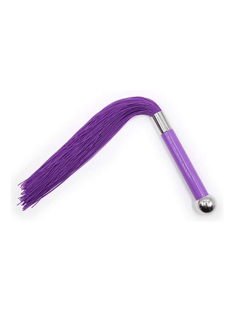 Shorty Purple Silicone Whip/Flogger