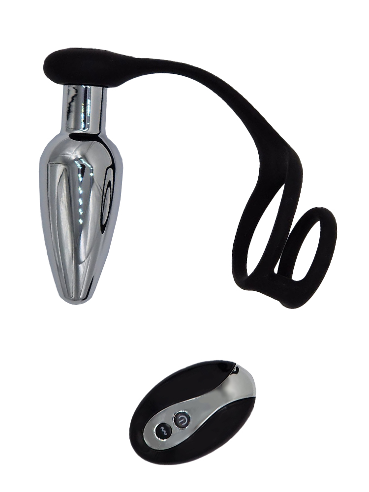Remote Control Metal Plug And Cock Ring